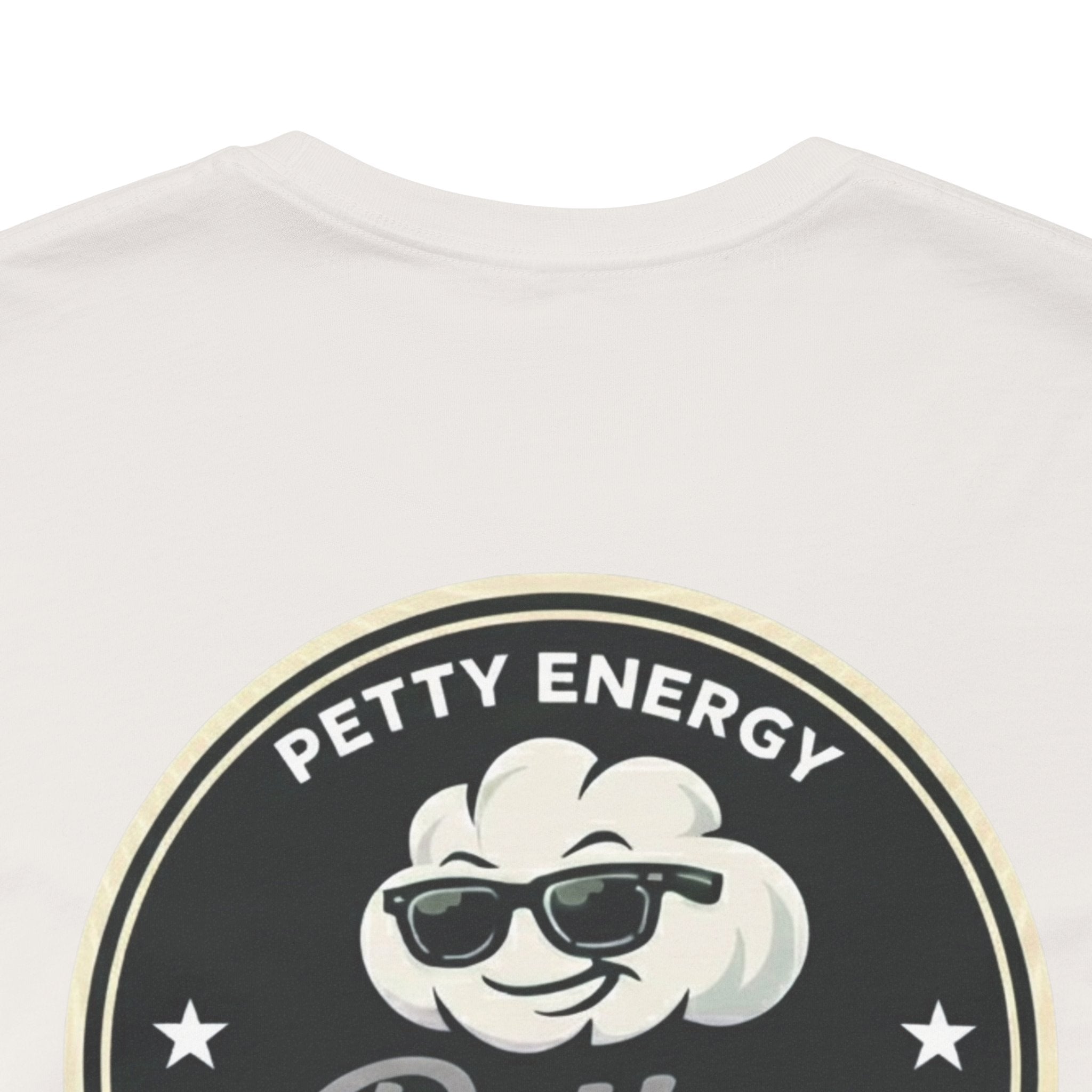 Petty Energy Graphic Tee — "Petty Cotton Threads" Retro Back Logo