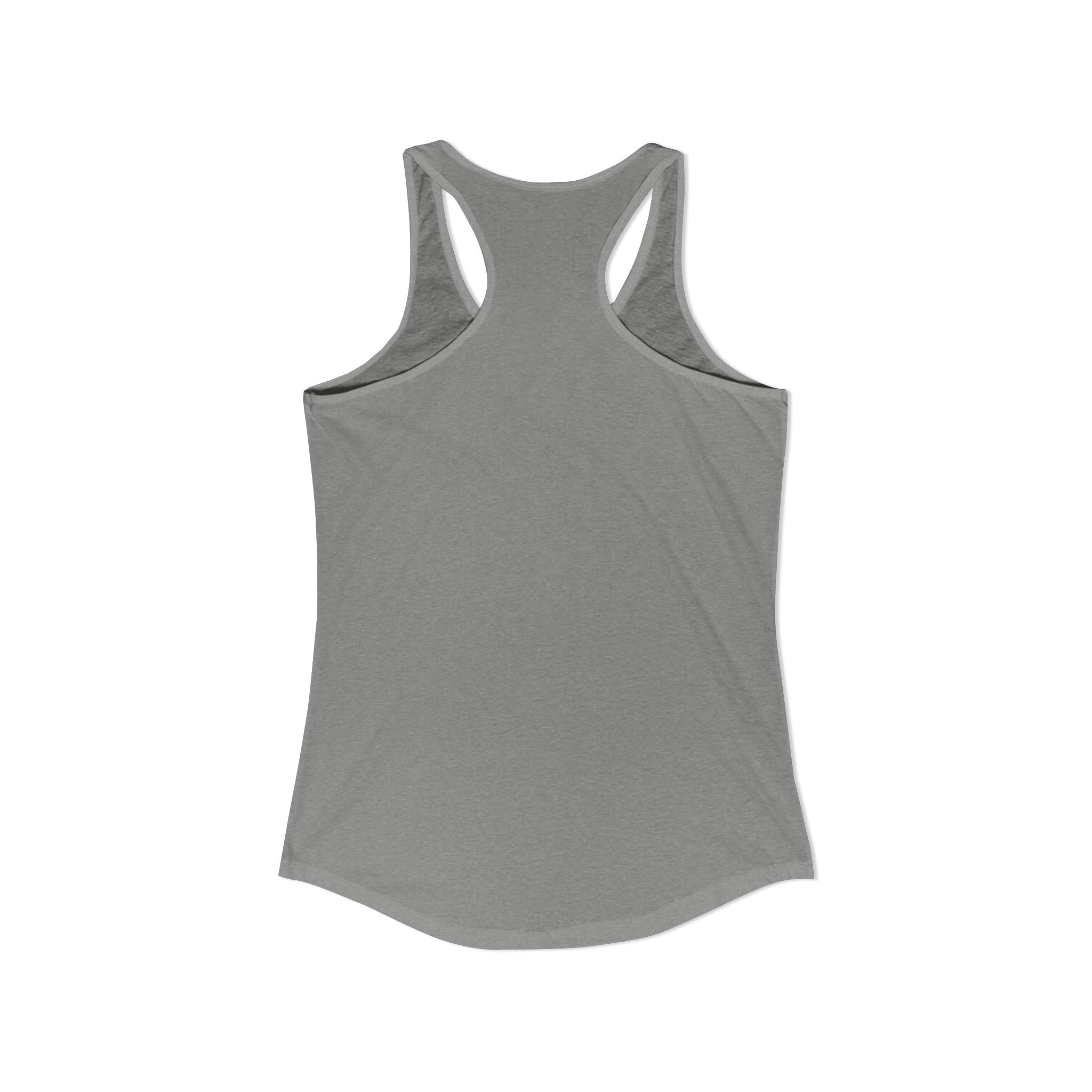 Cat Lady  In white font Women's Ideal Racerback Tank