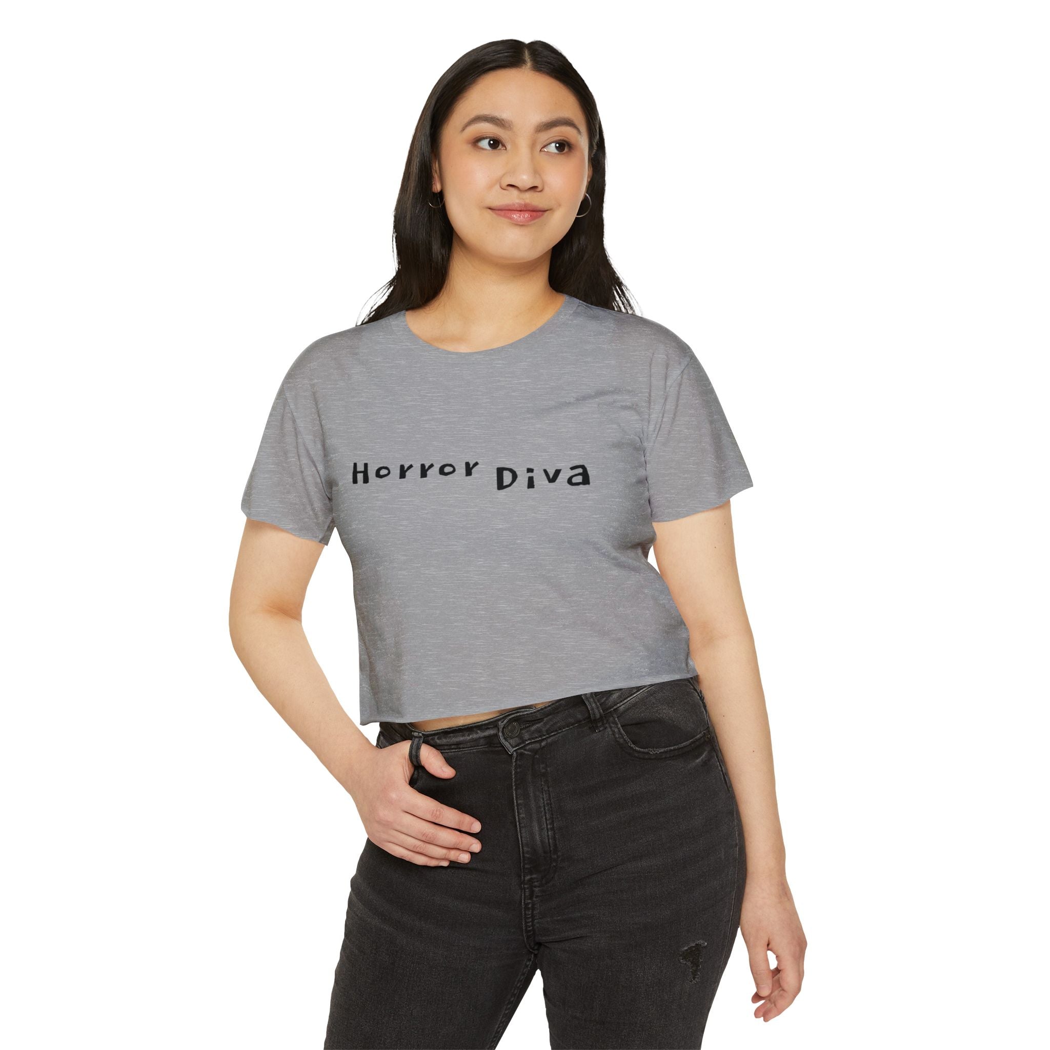 Horror Diva Women's Gothic Festival Crop Top