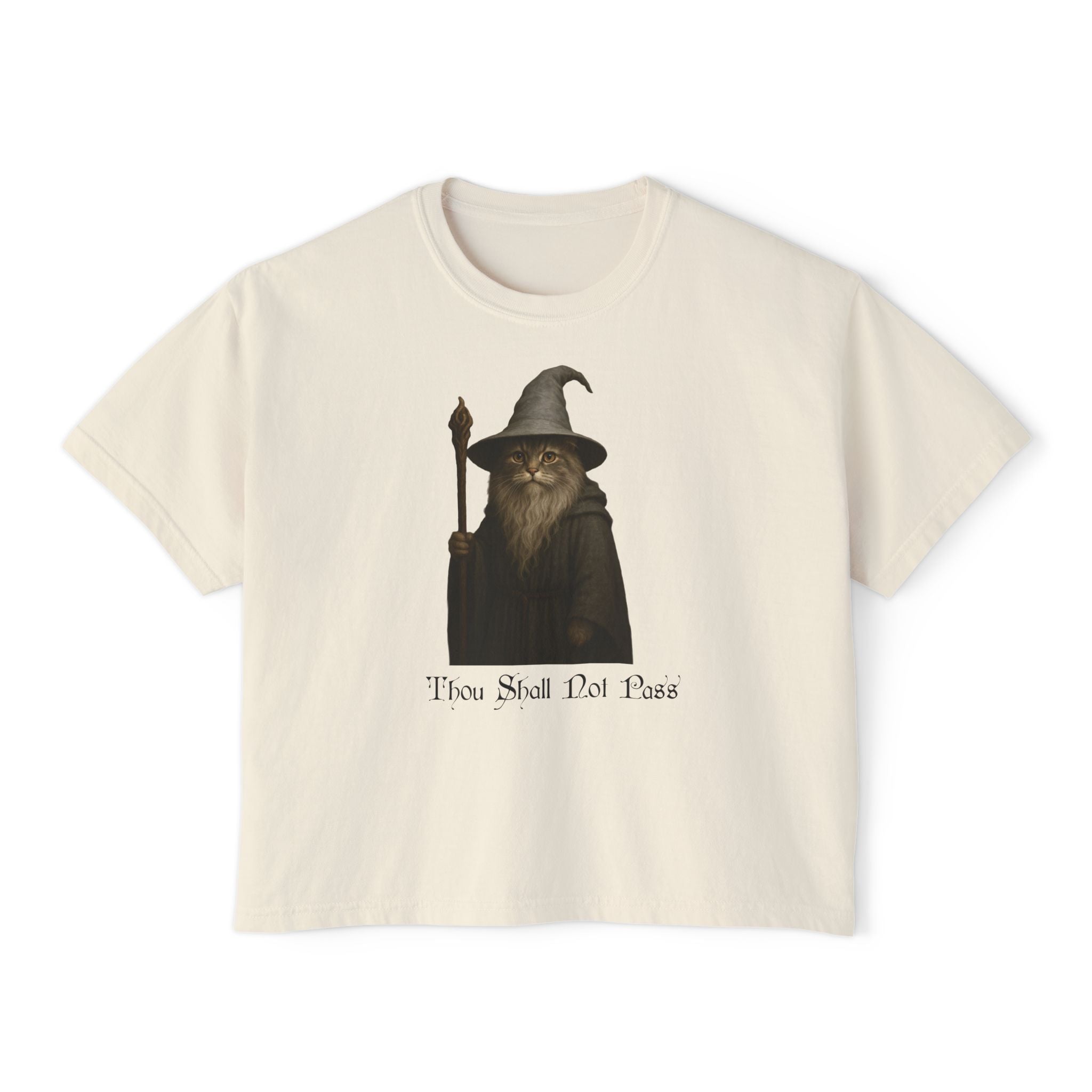 Thou Shall Not Pass Tee , Boxy Shirt