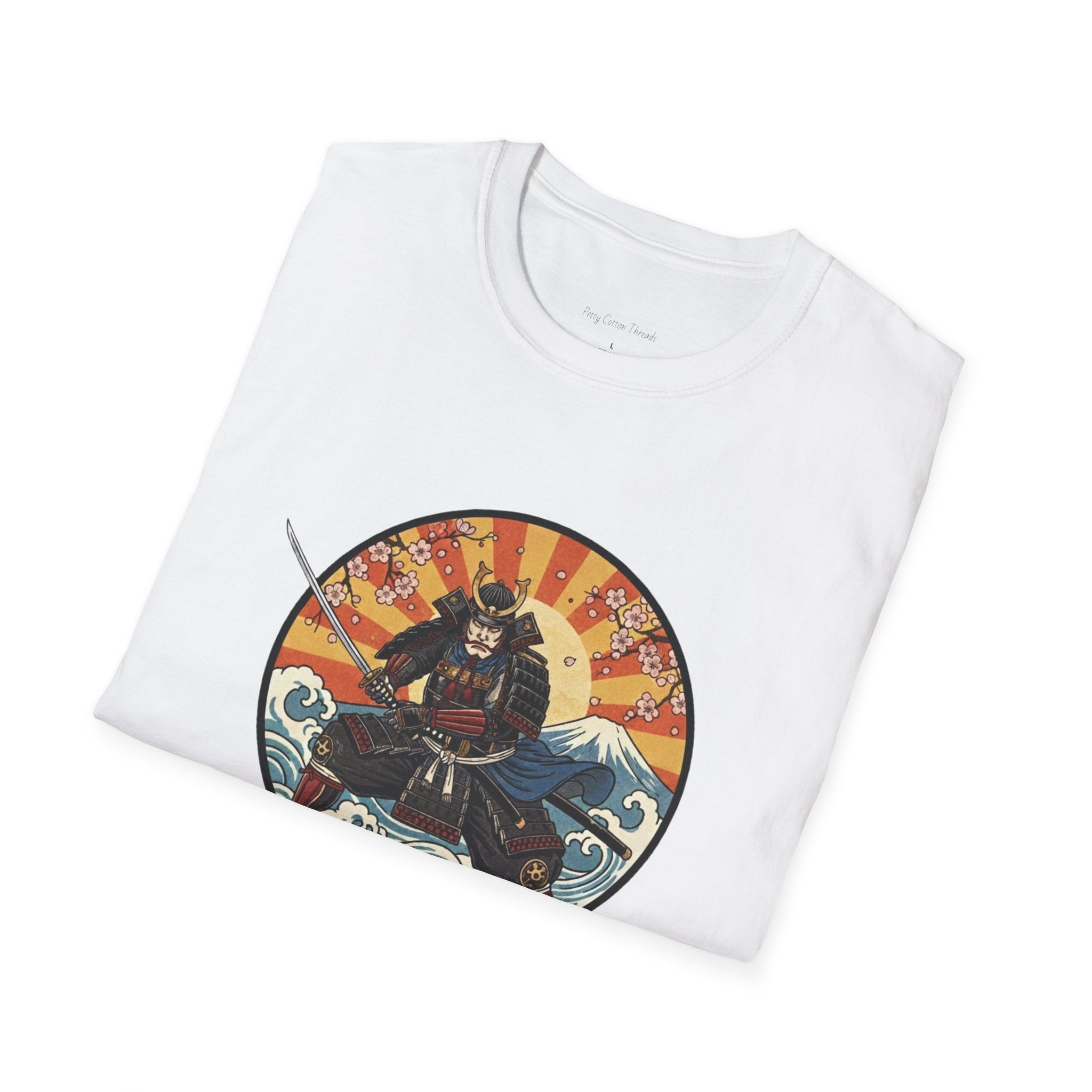 Samurai Sunset T-Shirt — Japanese Warrior Graphic Tee