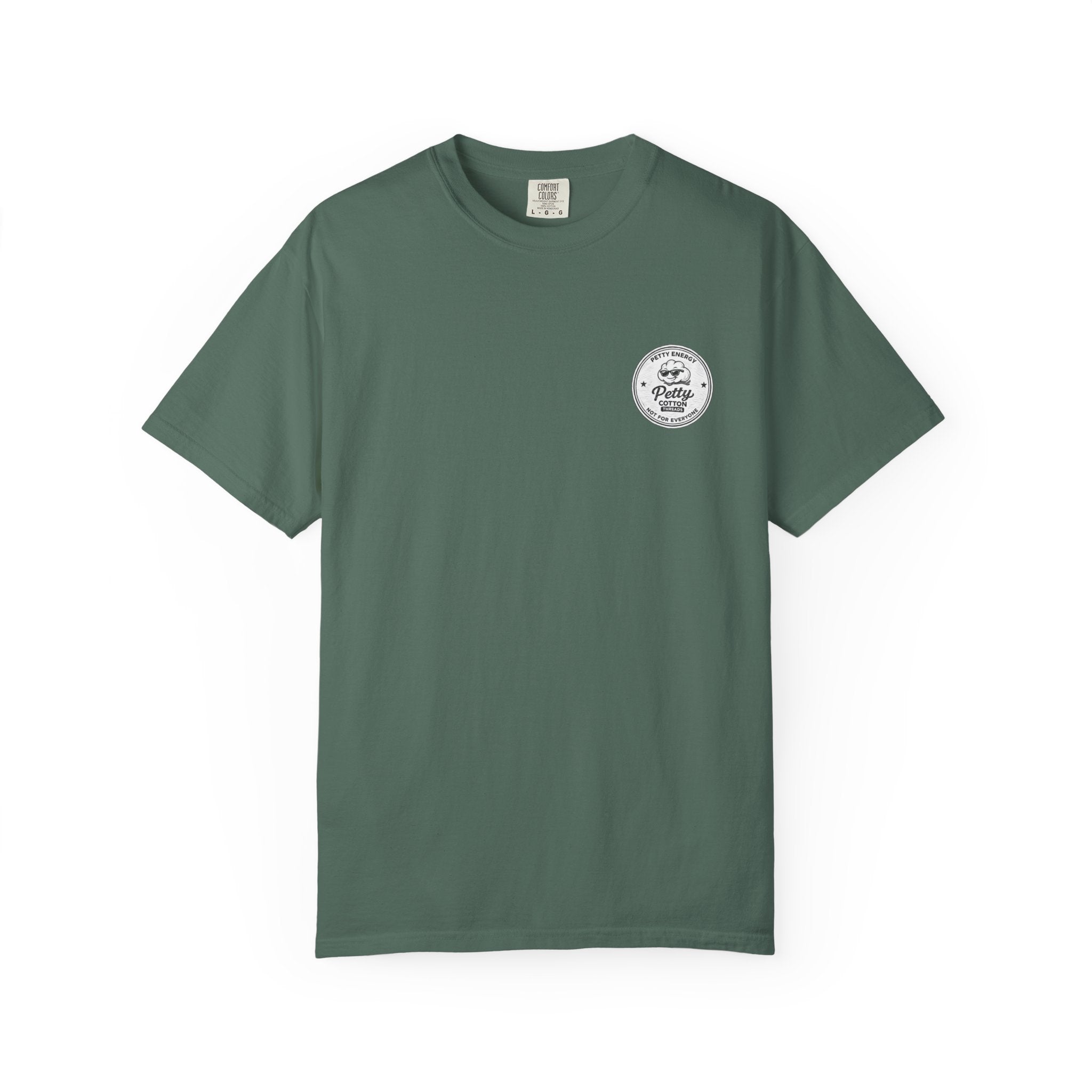 Petty Energy Graphic T-Shirt — 'Petty Cotton Threads' Vintage Badge