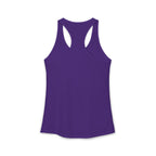 Cat Lady  In white font Women's Ideal Racerback Tank