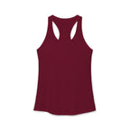 Cat Lady  In white font Women's Ideal Racerback Tank