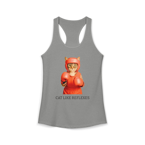 Cat Like Reflexes Women's Ideal Racerback Tank