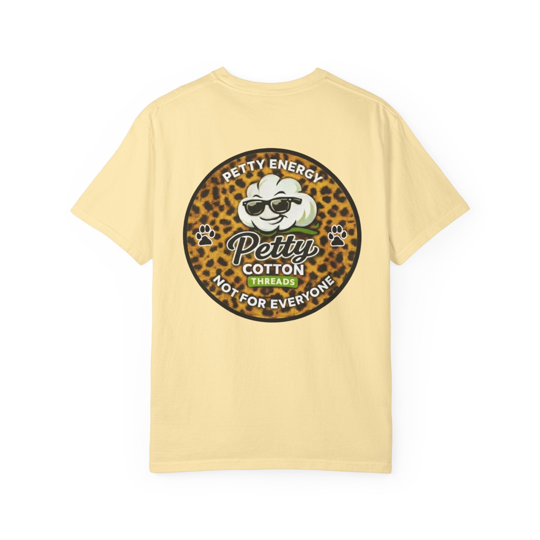 Petty Cotton “Petty Energy” Leopard Patch T-Shirt