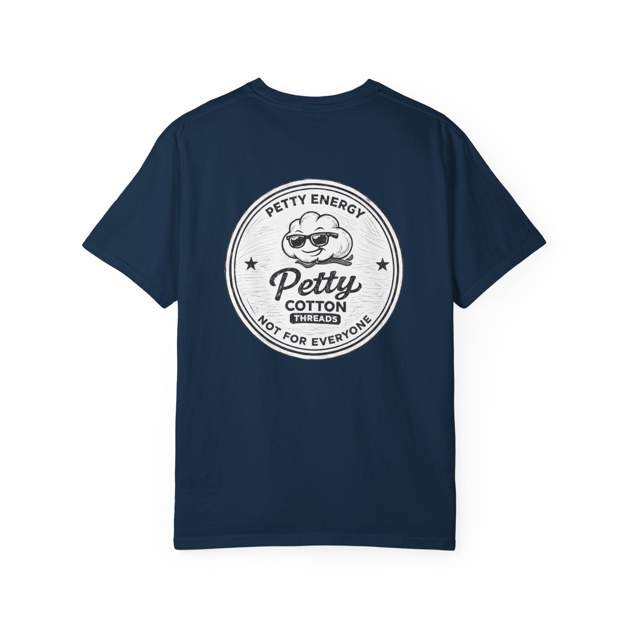 Petty Energy Graphic T-Shirt — 'Petty Cotton Threads' Vintage Badge