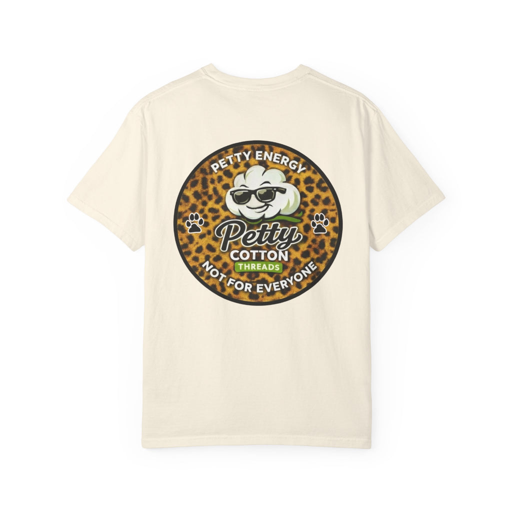 Petty Cotton “Petty Energy” Leopard Patch T-Shirt