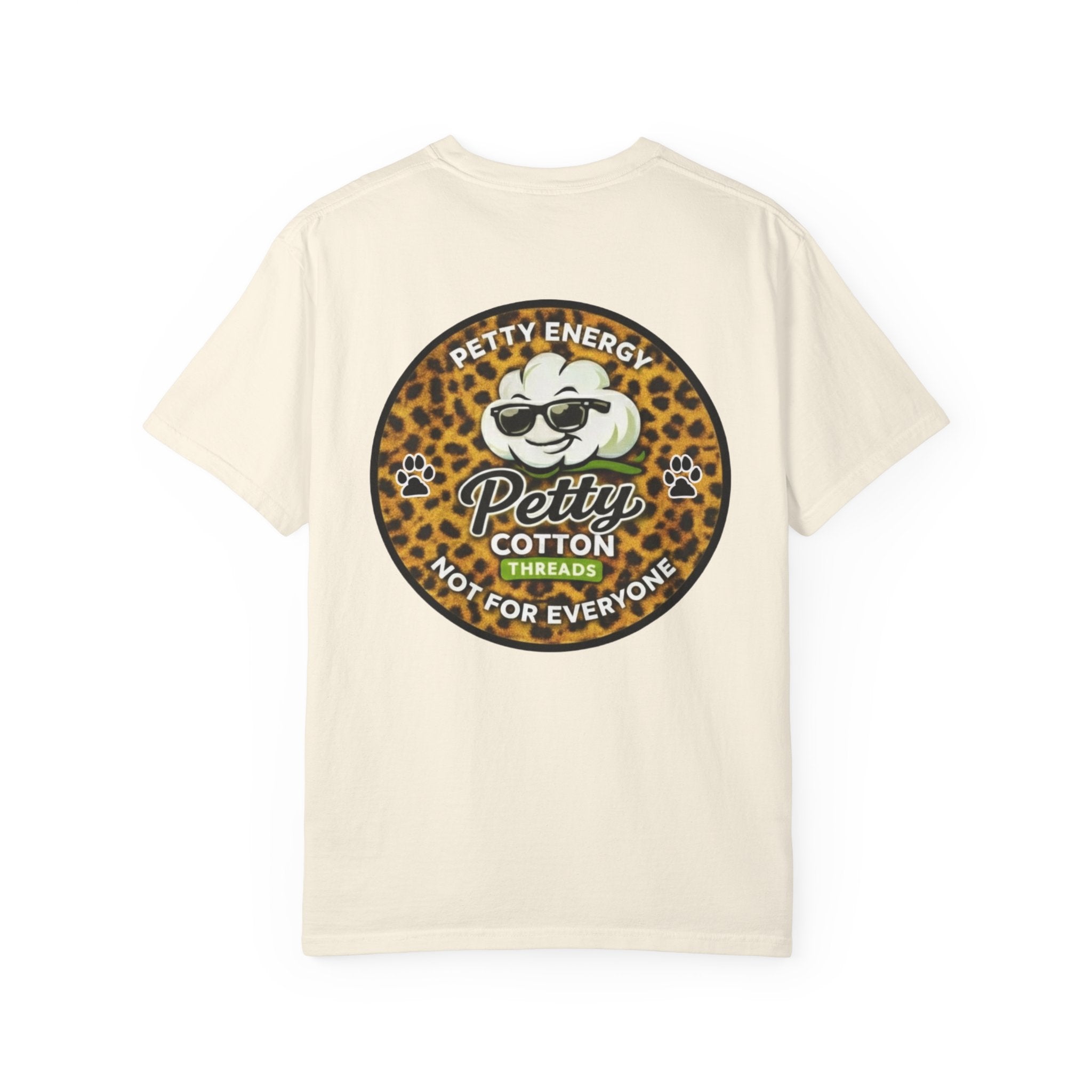 Petty Cotton “Petty Energy” Leopard Patch T-Shirt