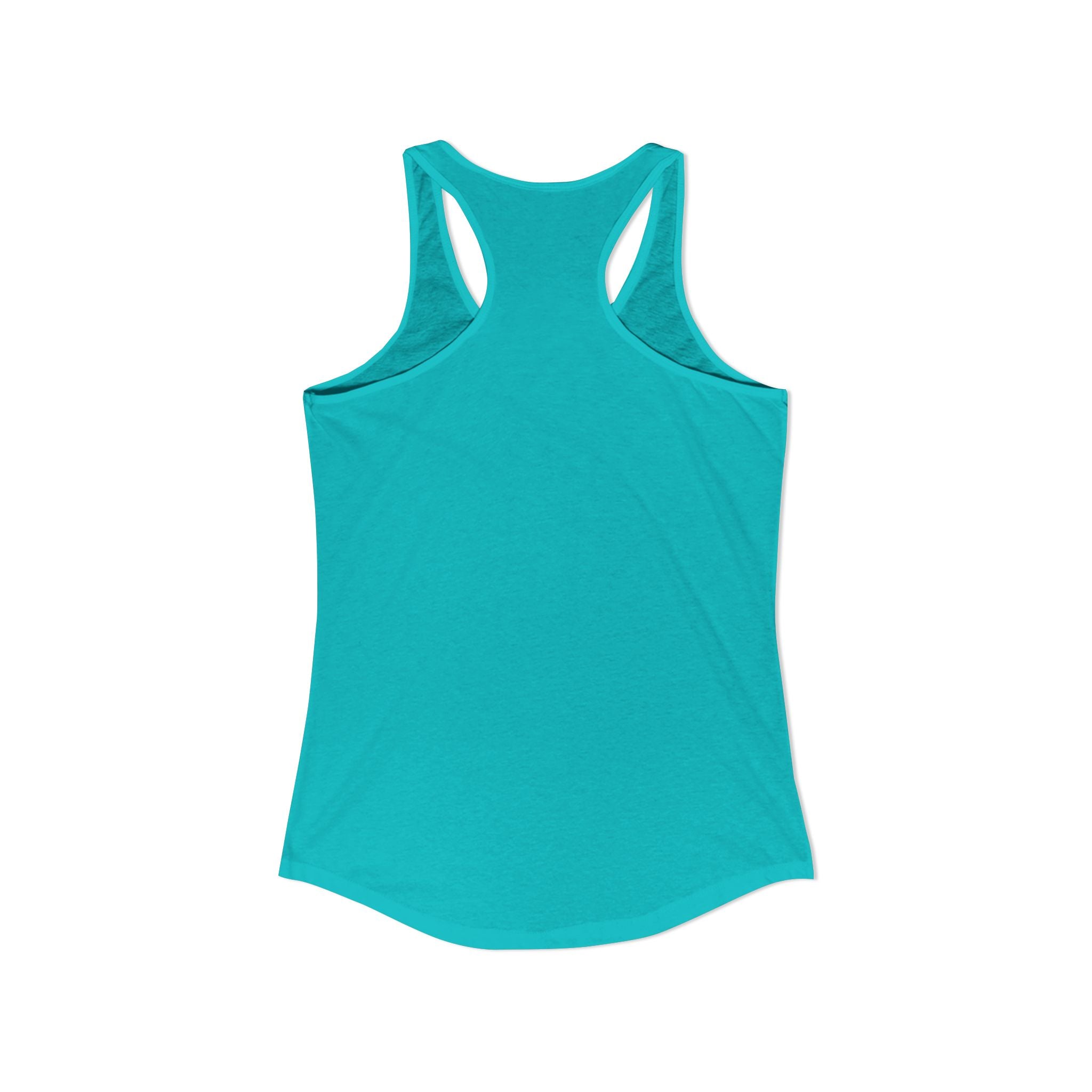 Cat Lady  In white font Women's Ideal Racerback Tank