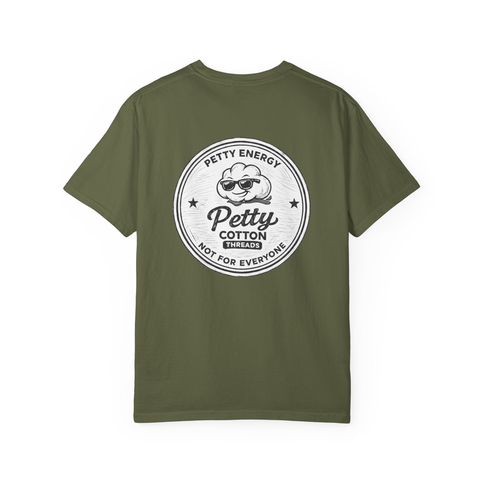 Petty Energy Graphic T-Shirt — 'Petty Cotton Threads' Vintage Badge