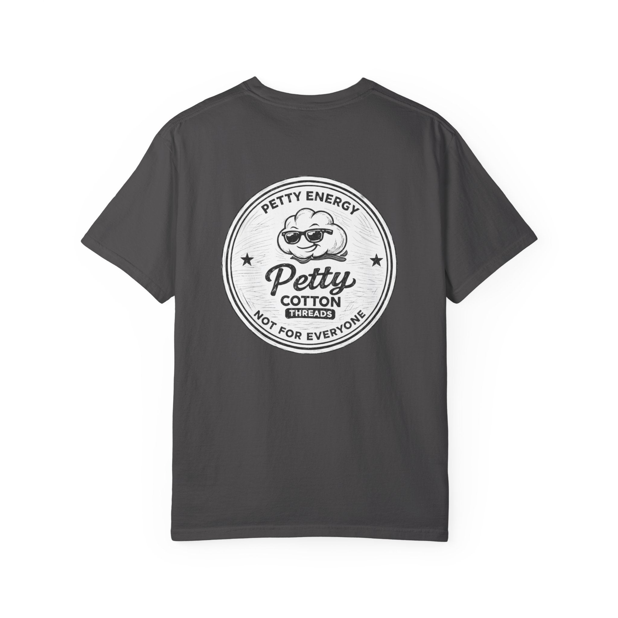 Petty Energy Graphic T-Shirt — 'Petty Cotton Threads' Vintage Badge