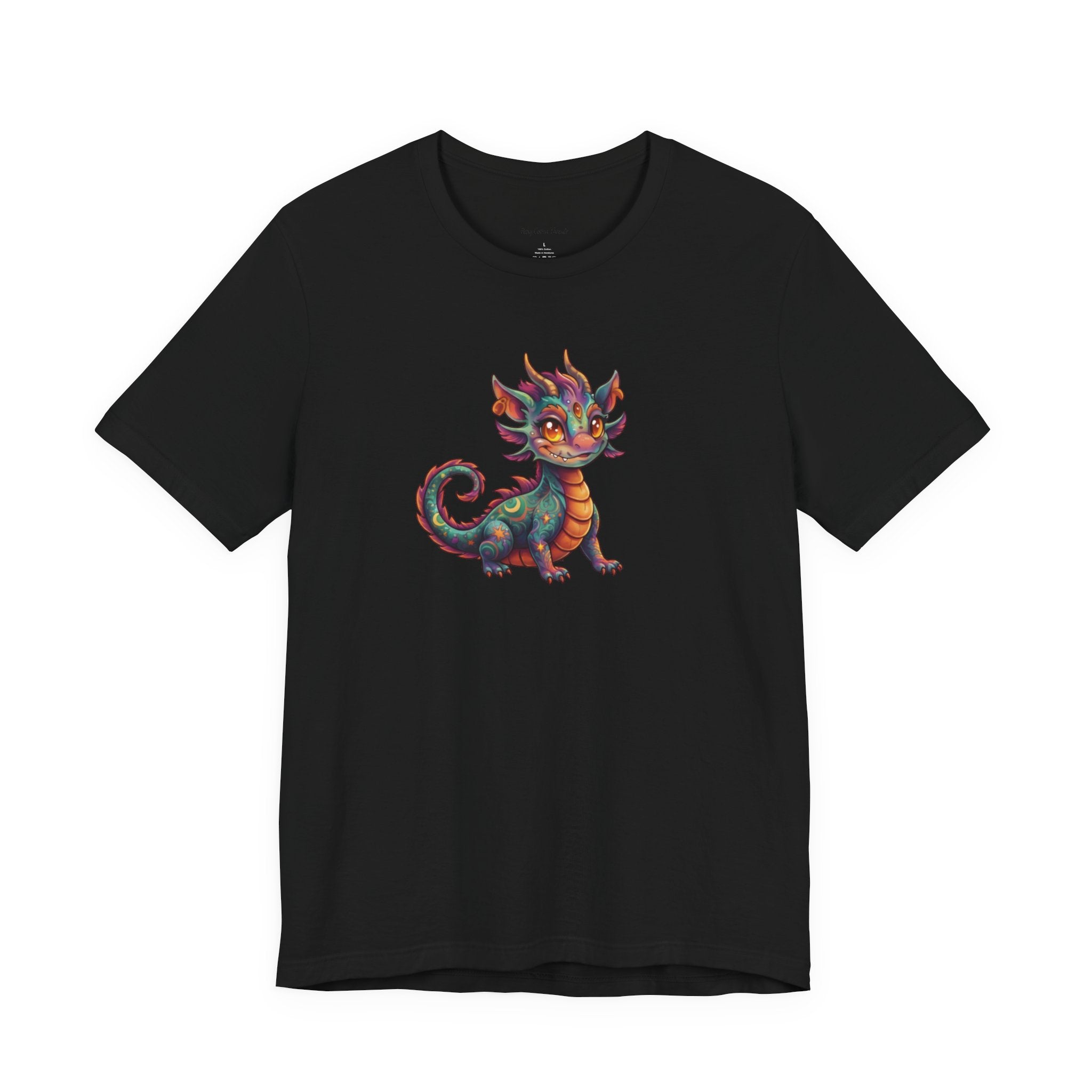 Cute Colorful Dragon T‑Shirt — Whimsical Fantasy Baby Dragon Tee