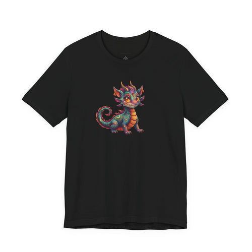 Cute Colorful Dragon T‑Shirt — Whimsical Fantasy Baby Dragon Tee