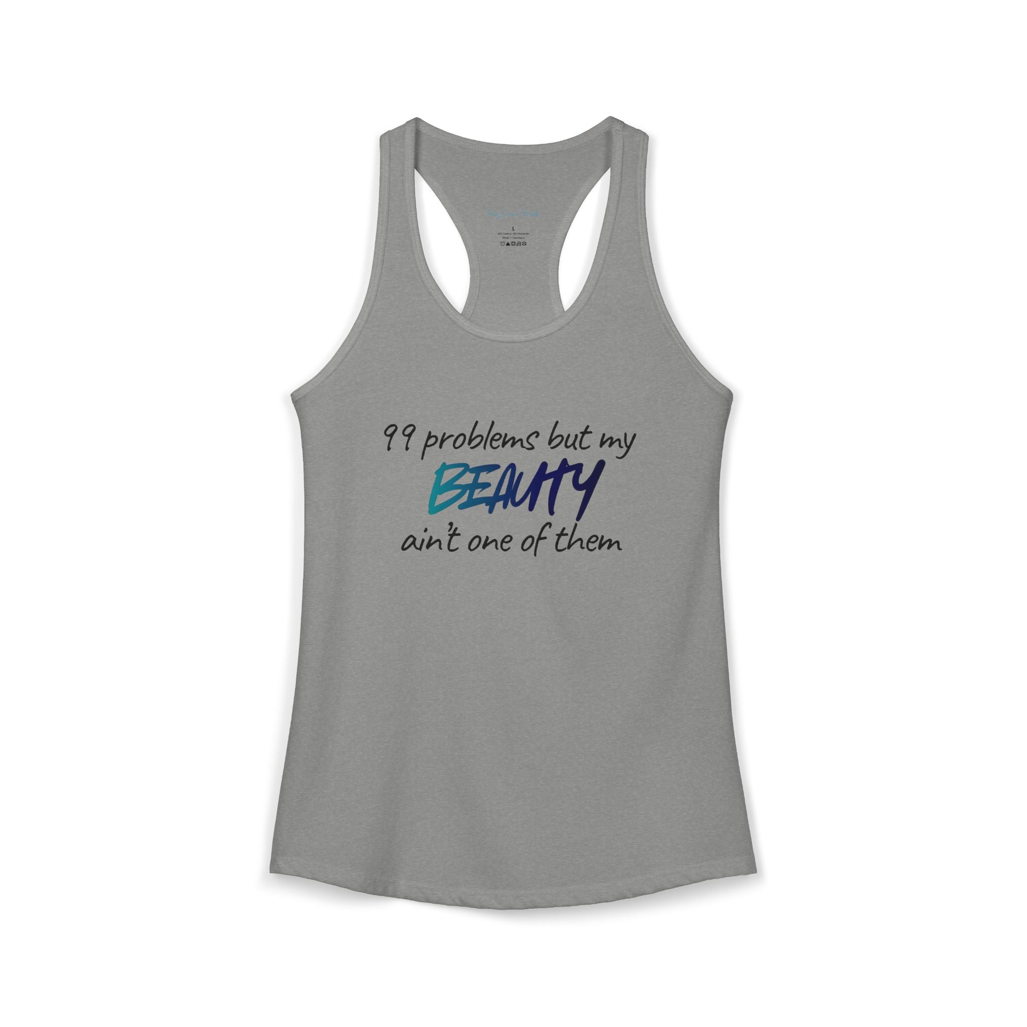 99 Problems Women's Racerback Tank