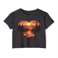 Serenity Sunset Nature Crop Top