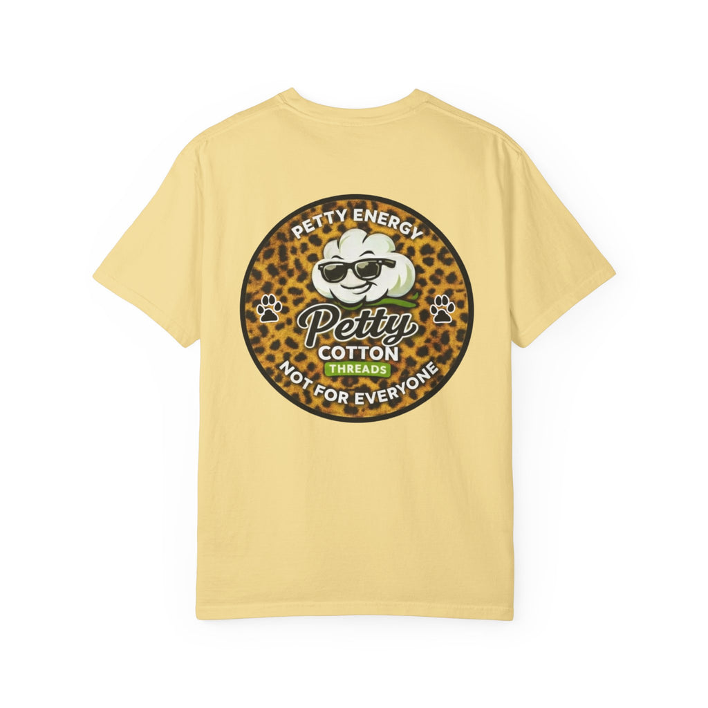 Petty Cotton “Petty Energy” Leopard Patch T-Shirt