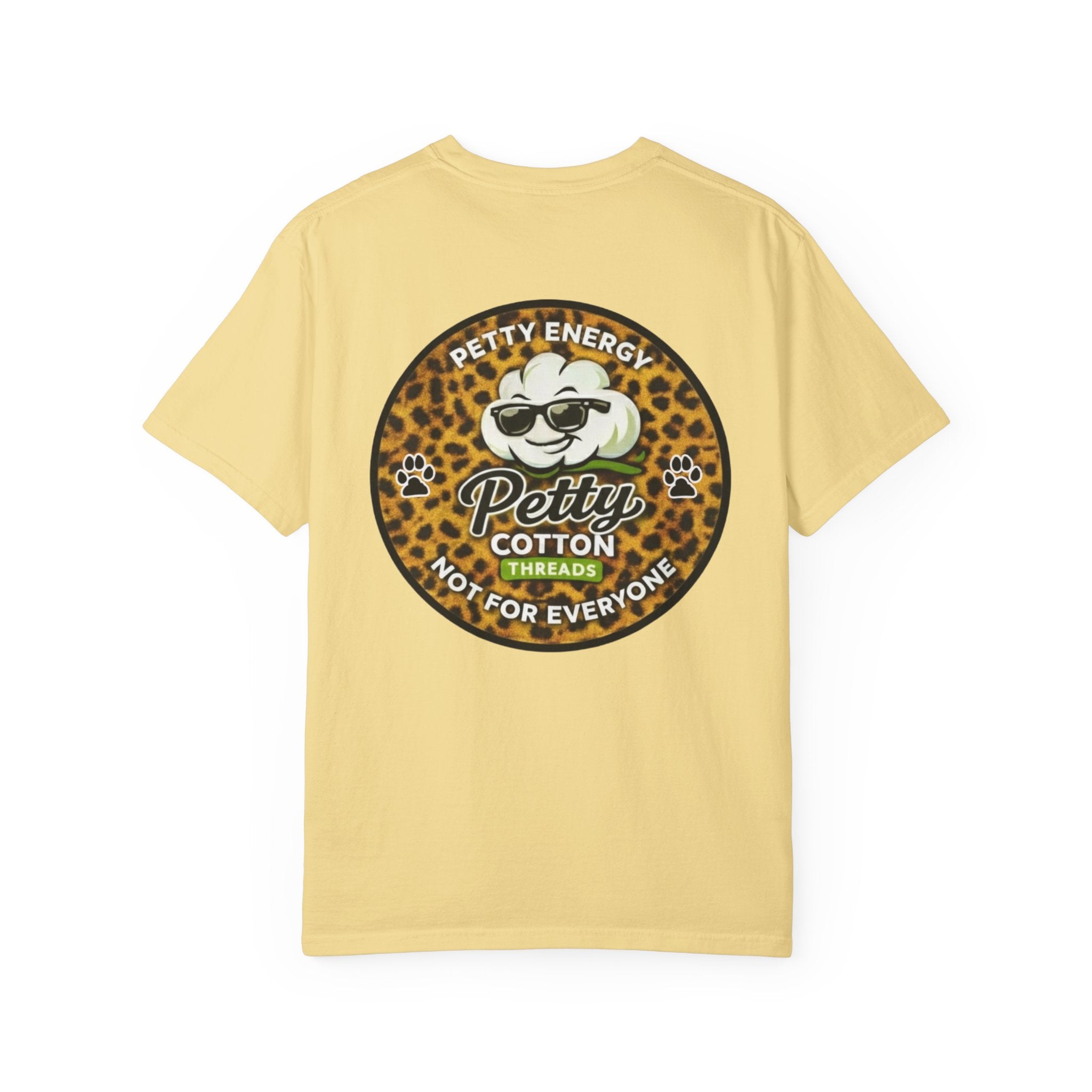 Petty Cotton “Petty Energy” Leopard Patch T-Shirt