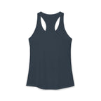 Cat Lady  In white font Women's Ideal Racerback Tank