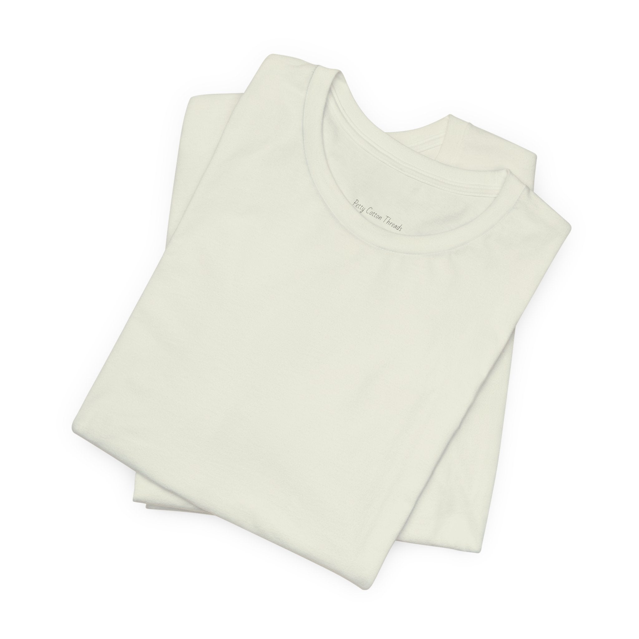 Petty Energy Graphic Tee — "Petty Cotton Threads" Retro Back Logo