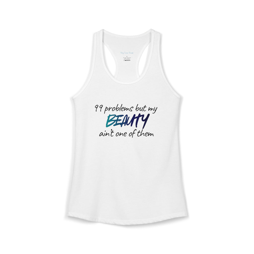 99 Problems Women's Racerback Tank