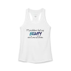 99 Problems Women's Racerback Tank