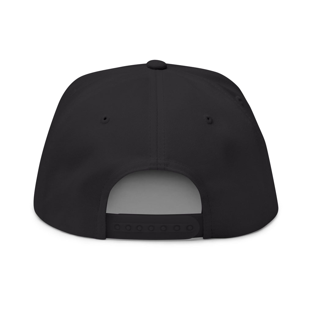 Petty Embroidered Flat Bill Cap — Bold Snapback Hat