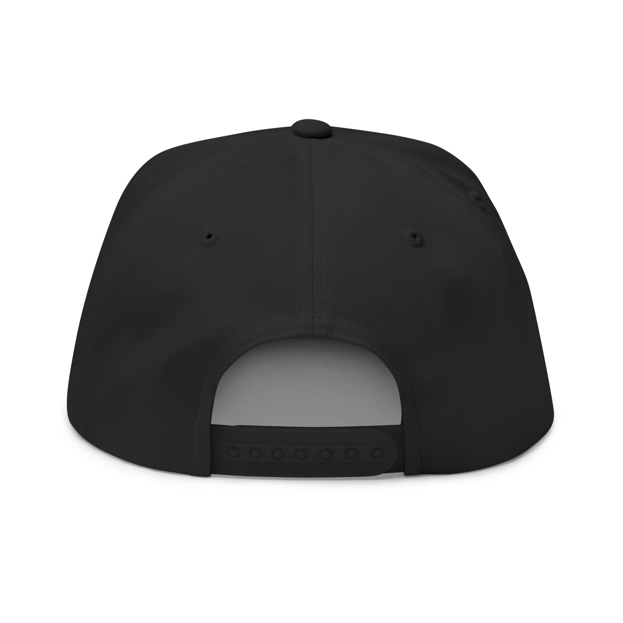 Petty Embroidered Flat Bill Cap — Bold Snapback Hat