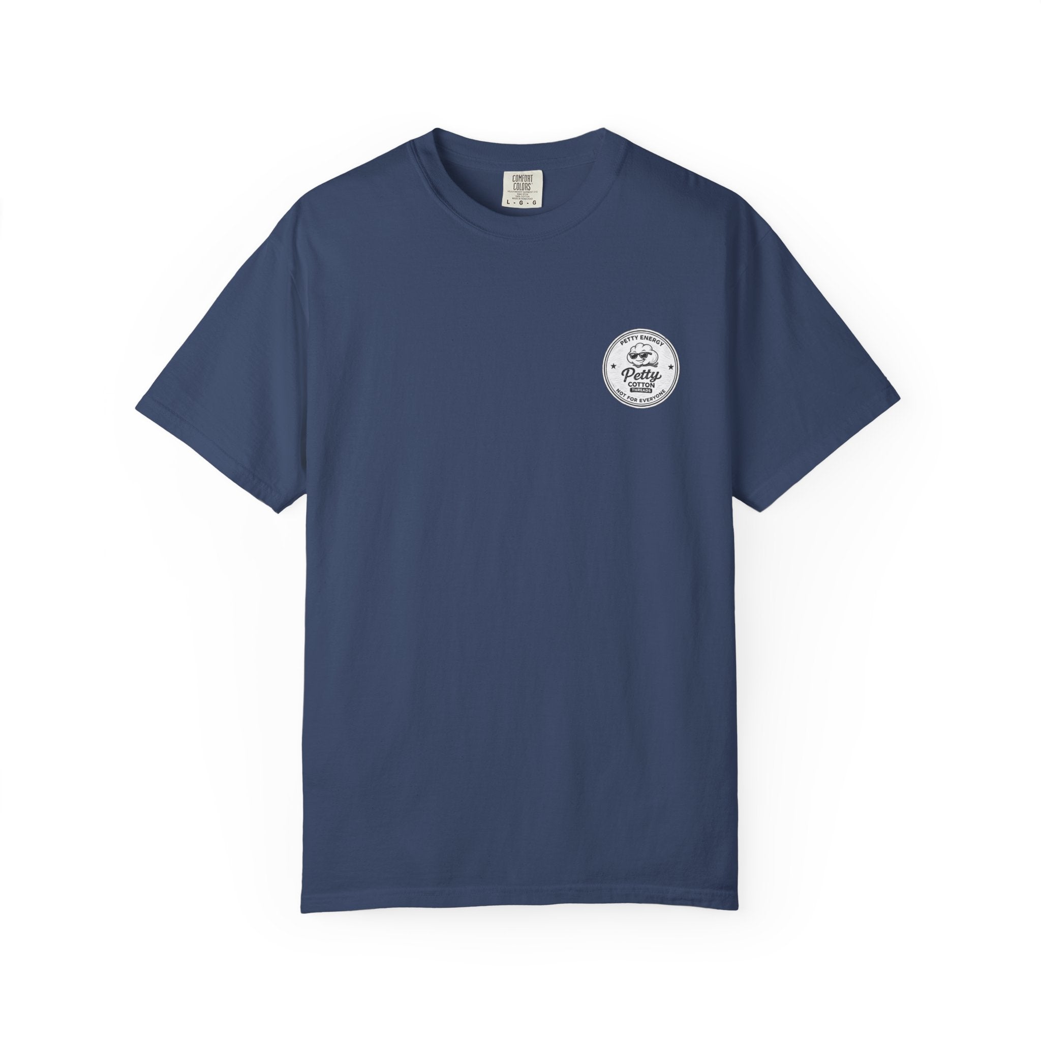 Petty Energy Graphic T-Shirt — 'Petty Cotton Threads' Vintage Badge